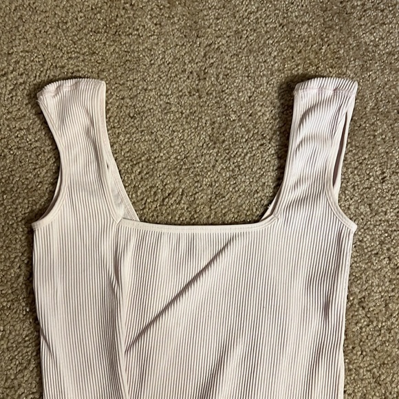 Urban outfitters, Out from under light pink ribbed body suit. - Picture 2 of 2